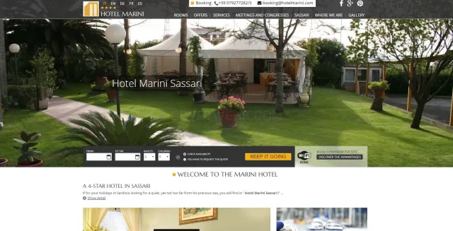 Hotelmarini.com website