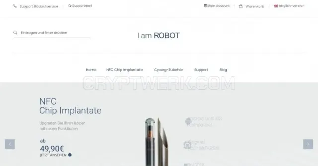 I am Robot website