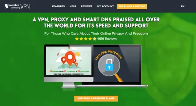 IbVPN website