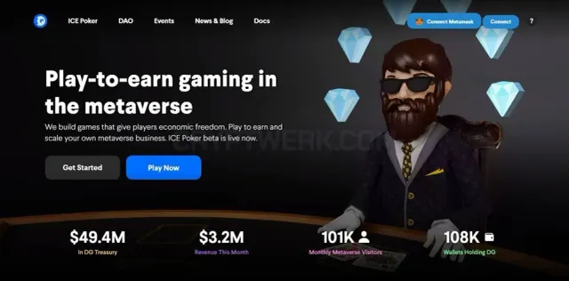 ICE Poker website