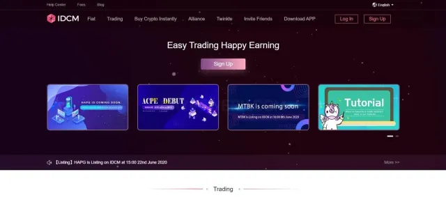 IDCM website