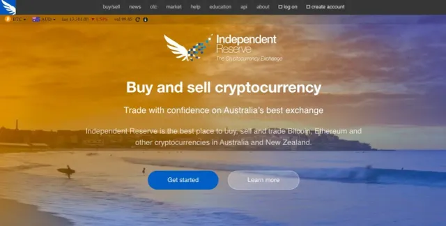 Independent Reserve website