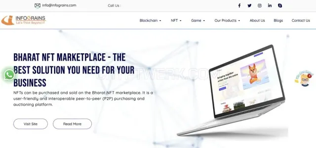Infograins INC website