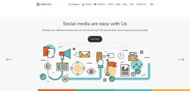 Instalikes website