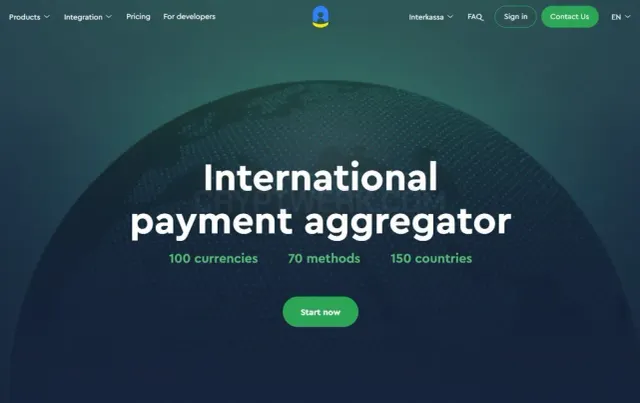 Interkassa website