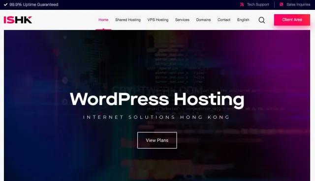 Internetsolutions.hk website