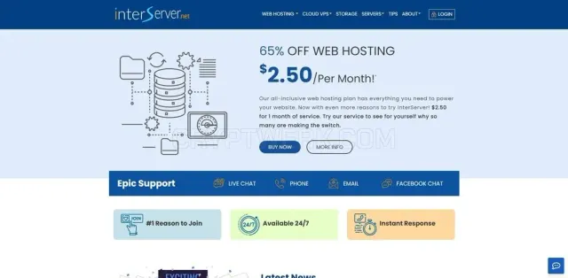 InterServer website