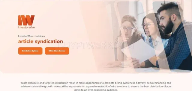 InvestorWire website