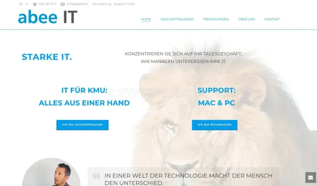 IT-Service Abee website