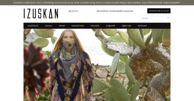 Izuskan website