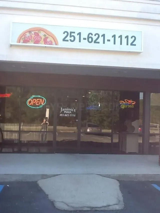 Janinos Pizza website