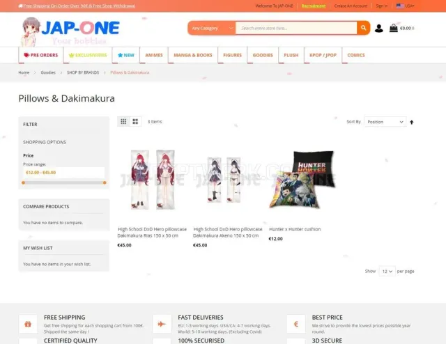 Jap-One website