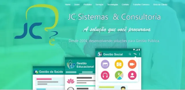 JC Sistemas website