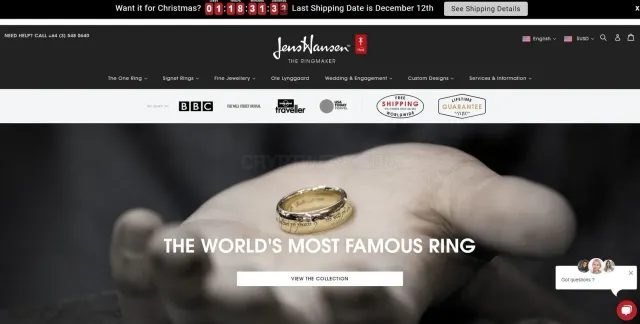 Jenshansen.com website
