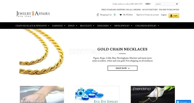 JewelryAffairs website