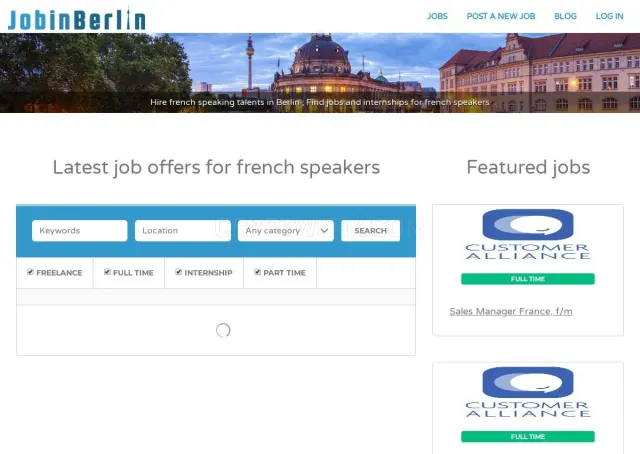 Jobinberlin.com website