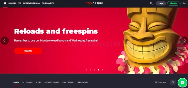 Joo Casino website