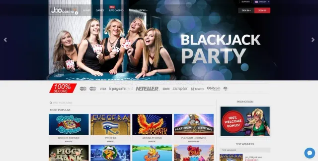 Joocasino website