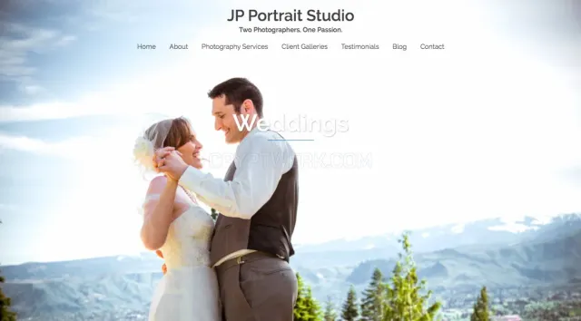 JP Portrait Studio website