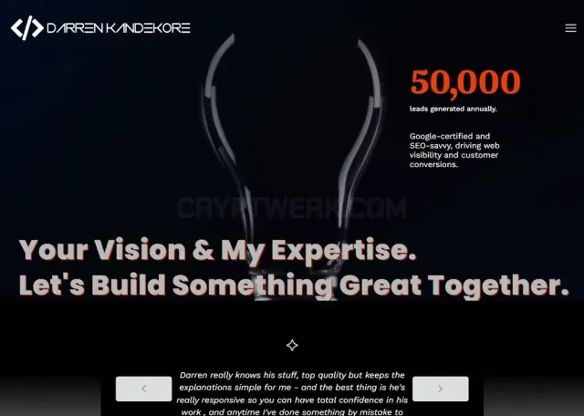 Darren Kandekore website