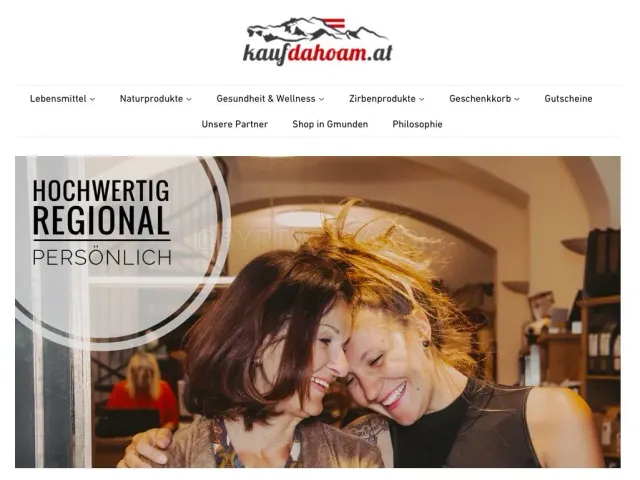Kaufdahoam.at website