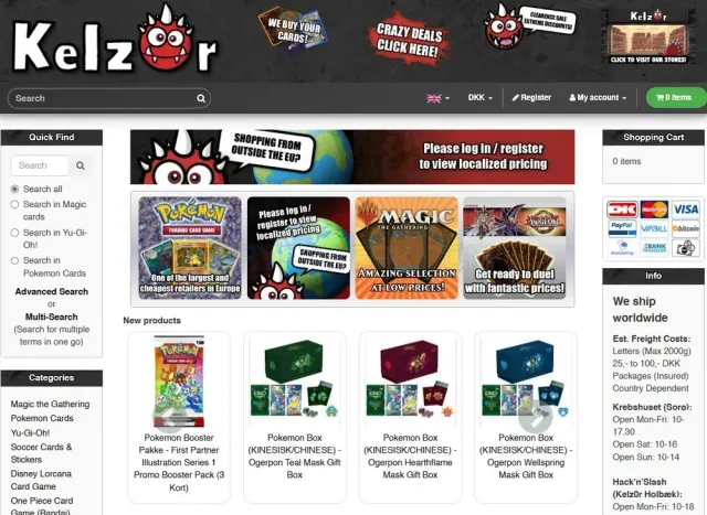 Kelz0r.dk website