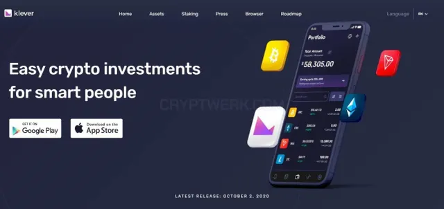 Klever website