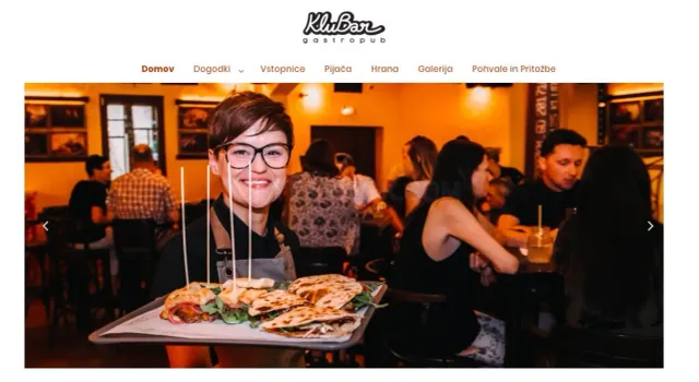 KluBar website