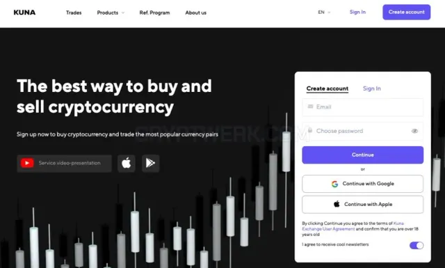 Kuna website
