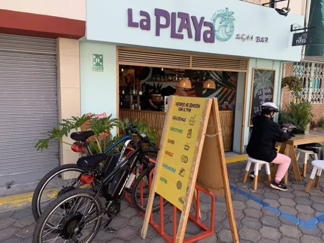 La Playa Acai Bar website