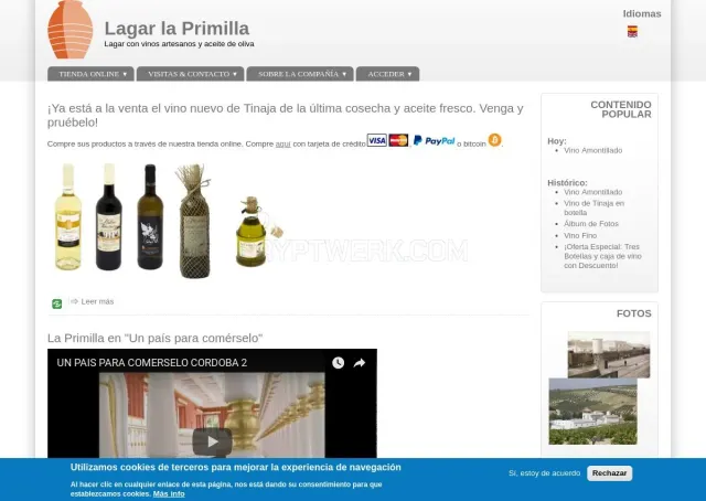 Laprimilla.es website