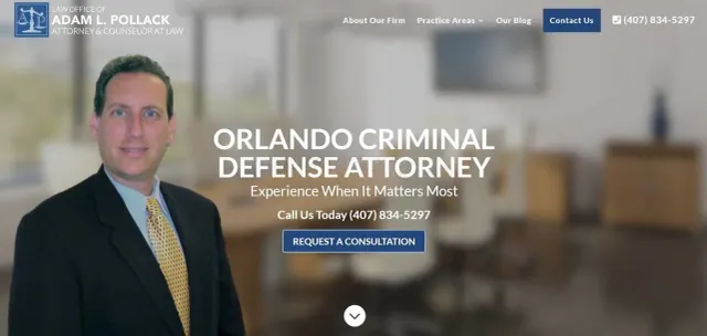 Law Office of Adam L. Pollack website