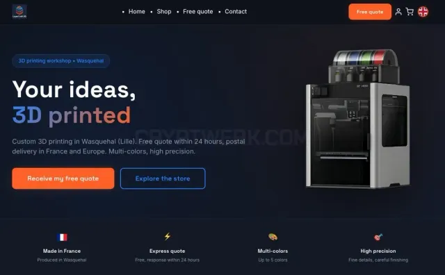 LayerCraft 3D website