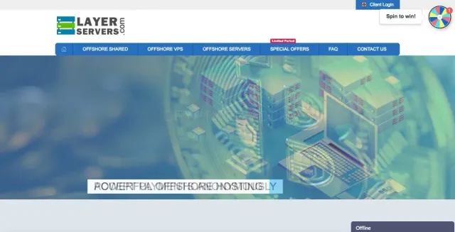 LayerServers website