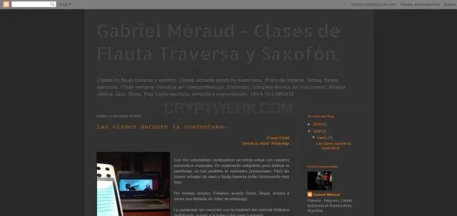 Lecciones de saxo y flauta traversa website