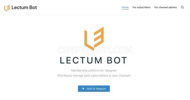 LectumBot website