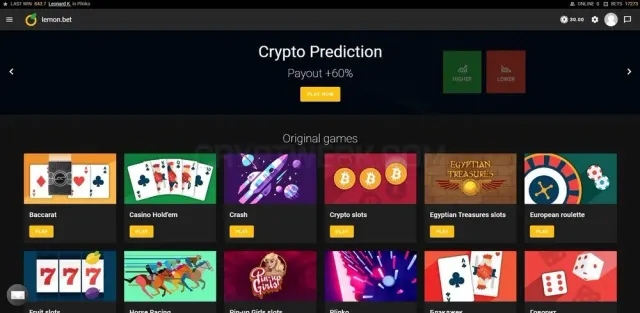 Lemon.bet website