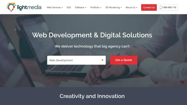 Light Media website