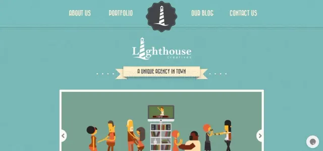 Lighthouse Creatives website