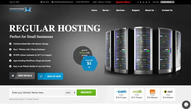 Limenetworking website