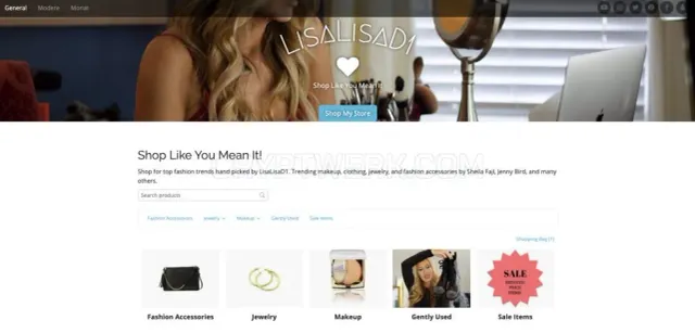 LisaLisad1 Inc. website