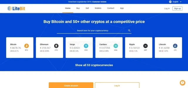 Bitvavo website