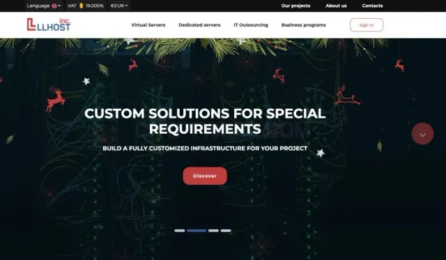 LLHOST INC SRL. website