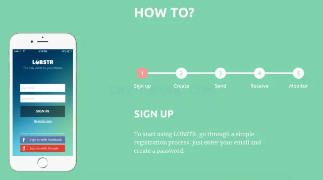 Lobstr website