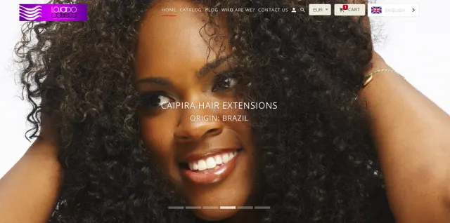 Loja do Cabelo website
