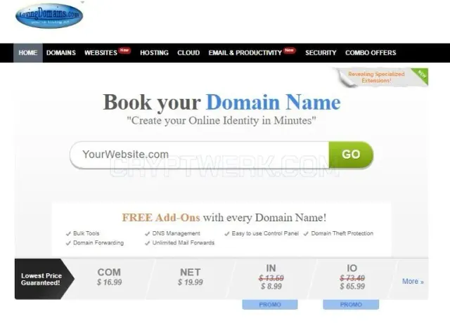 Loving Domains website