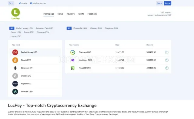 LucPey website
