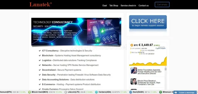 Lunatek website