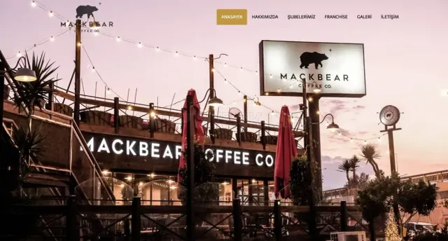 mackbear coffee website