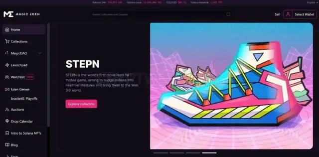 Magic Eden website